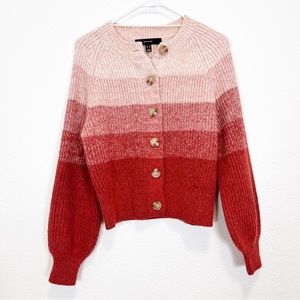 Vero Moda Kylie Striped Cardigan Rust Size XS